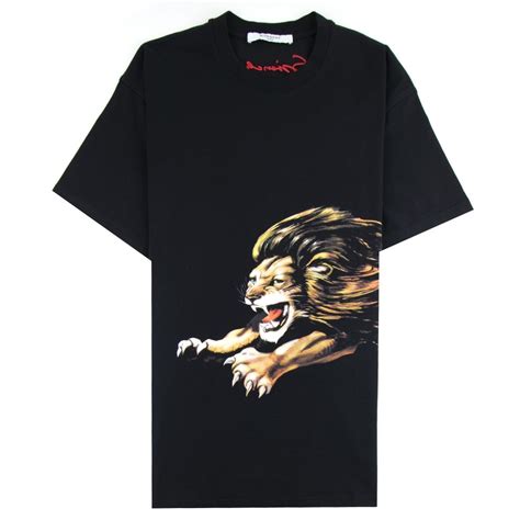 givenchy studded lion t shirt|Givenchy Givenchy Lion Print Oversized T.